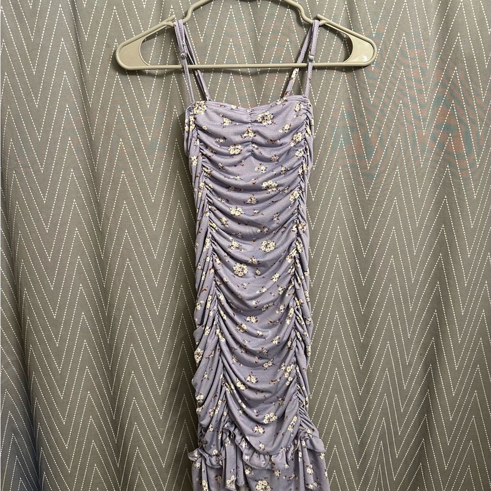 Almost Famous Ruched Mini Dress - Picture 2 of 4